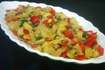 Zeytinli Köz Patlıcan Salatası