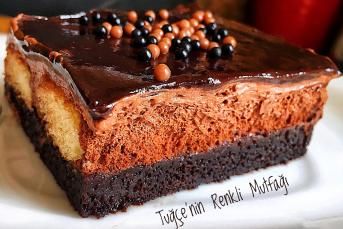 Duble Kakaolu Islak Kek