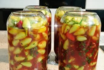 Soslu Top Cin Biber Turşusu