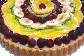 Meyveli Tart Kek Tarifi