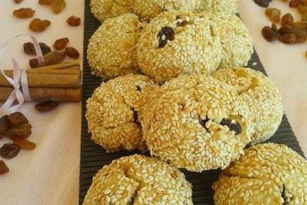 Üzümlü Susamlı Kurabiye