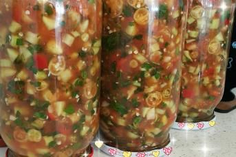 Soslu Otlu Acılı Kıyma Biber Turşusu