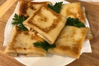 Kahvaltılık Krep Börek Yapımı