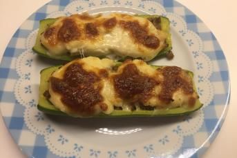 Fırında Kıymalı Kabak Karnıyarık