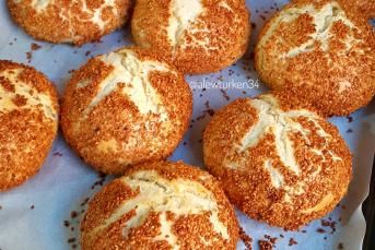 Yuvarlak Simit (Pastane Usulü)