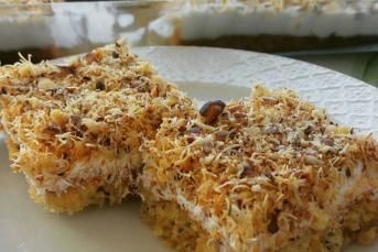 Kadayıflı Kek Tatlısı