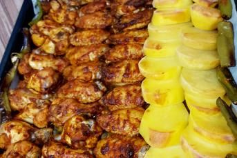 Mangal Tadında Soslu Kanat