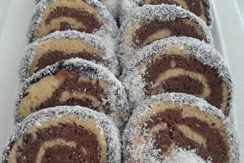 İki Renkli Rulo Kurabiye Tarifi