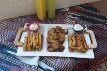 Fırınlanmış Sebze Cipsleri