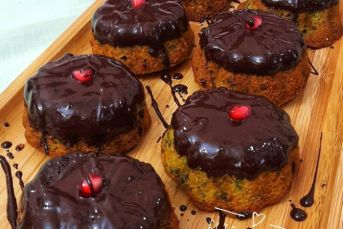 Mini Ispanaklı Kekler