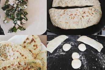 Peynirli Ispanaklı Gözleme Börek