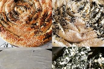 Ispanaklı Peynirli Kol Böreği