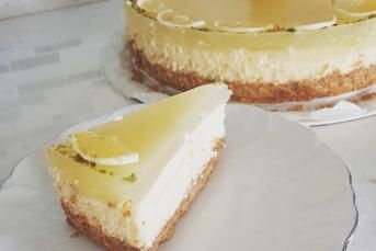 Ev Yapımı Limonlu Cheesecake