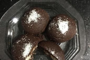 Şerbetli Kakaolu Hindistan Cevizli Kurabiye