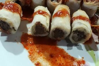 Yufkalı Şiş Köfte