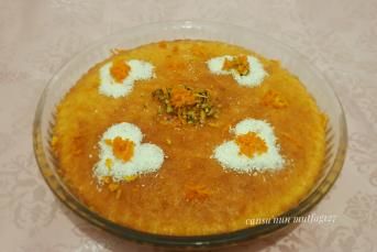 Portakal Soslu Yağsız Islak Kek