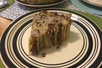 Fırında Kıymalı Makarna