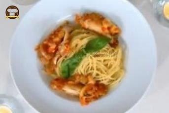 Domates Soslu Tavuk Pane