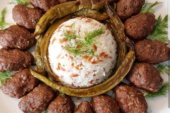 Fırında Köfte Pilav