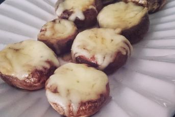 Fırında Kaşarlı Mantar Yapılışı