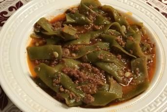 Kıymalı Yeşil Fasulye Yemeği