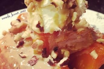 Tahinli Kaymaklı Kabak Tatlısı