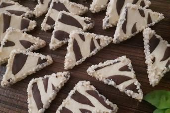 Üçgen Zebra Kurabiye