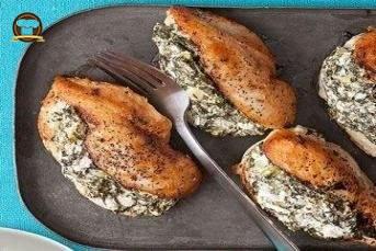 Ispanaklı Tavuk Dolması