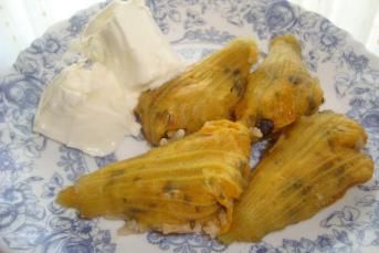 Kabak Çiçeği Dolması Yapımı