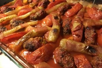 Fırında Köfteli Patates