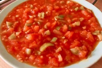 Kahvaltılık Domatesli Ve Biberli Sos