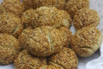 Tahinli Tek Lokmalık Kurabiye