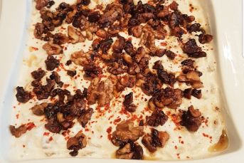 Tahinli Cevizli Patlıcan Salatası