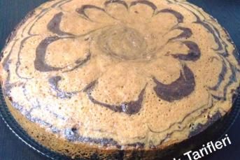 Portakal Aromalı Çiçek Kek