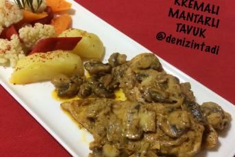 Kremalı Mantarlı Tavuk Tarifi