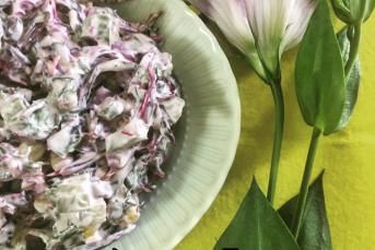 Yoğurtlu Mor Lahana Mezesi