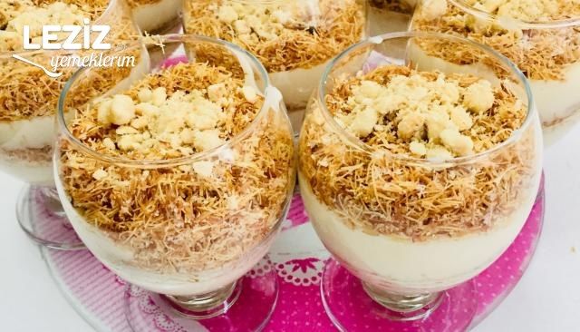 Çıtır Kadayıflı Muhallebi - Leziz Yemeklerim