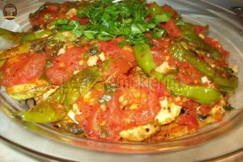 Domates Soslu Patates Kızartması