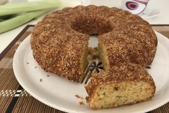 Pırasalı Mısır Unlu Kek Tarifi