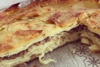 Lazanyadan  Yalancı Su Böreği