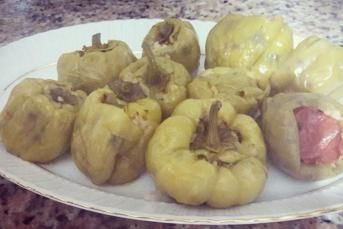 Zeytinyağlı Biber Dolması Yapımı