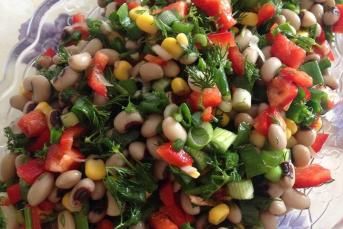 Kuru Börülce Salatası Yapılışı