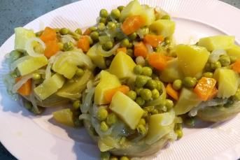 Zeytinyağlı Enginar Yapımı