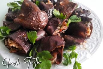 Kuru Patlıcan Dolması Tarifi
