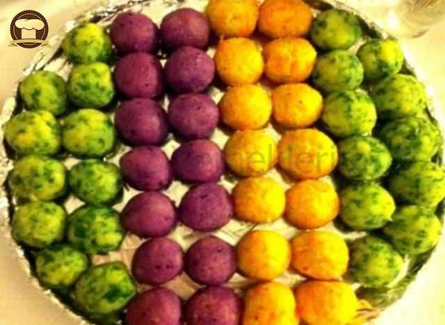 Renkli Patates Topları