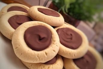 Çikolata Dolgulu Kurabiye