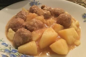 Patatesli Sulu Köfte Yapımı