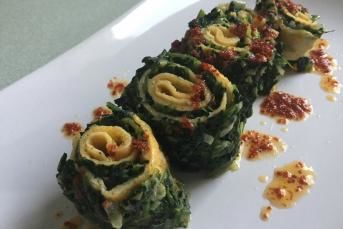 Yumurtalı Ispanak Rulo