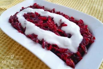 Yoğurtlu Kırmızı Pancar Salatası