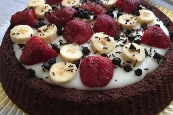 Pudingli Meyveli Tart Pasta